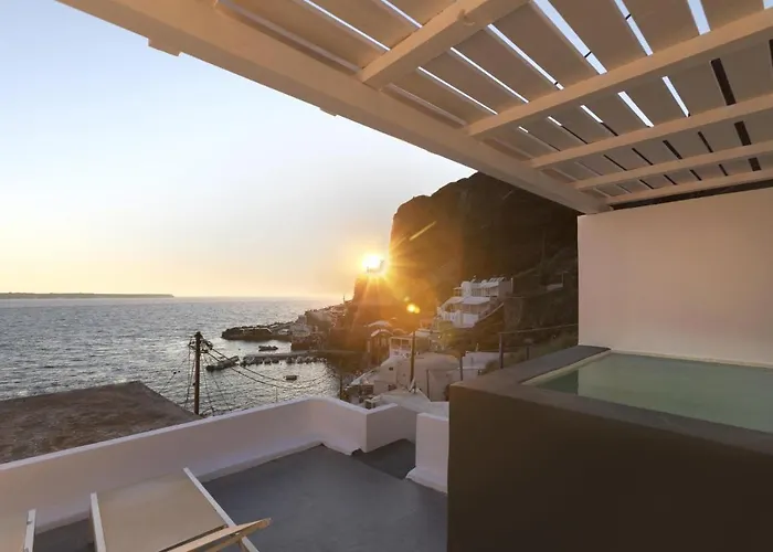 Ammoudi Sunset Cave Santorini