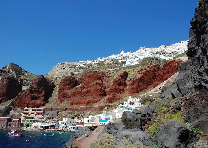 Wonderful Santorini House Villa Nykteri Private Pool Sea Views Plunge Pool Finikia-Oia