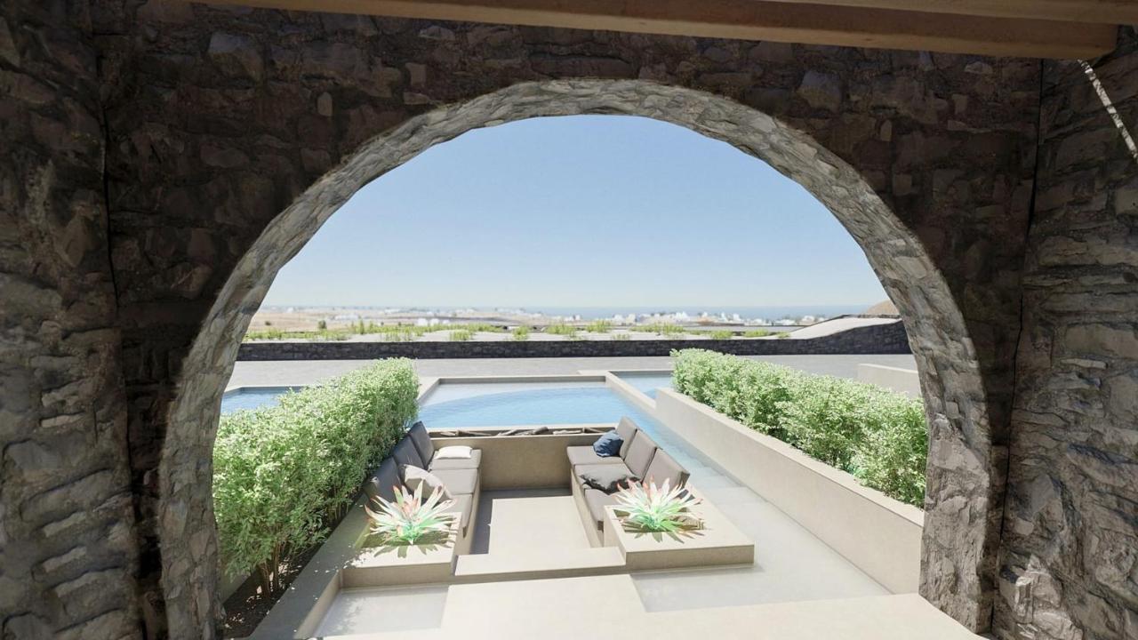 Villa Euphoria With Pool And Sea View Elr Finikia Santorini