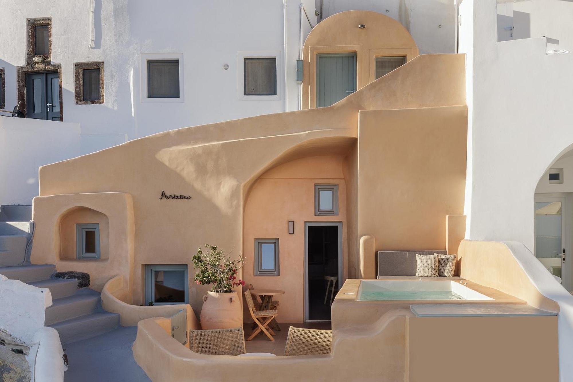 Annouso With Hot Tub By Caldera Villa