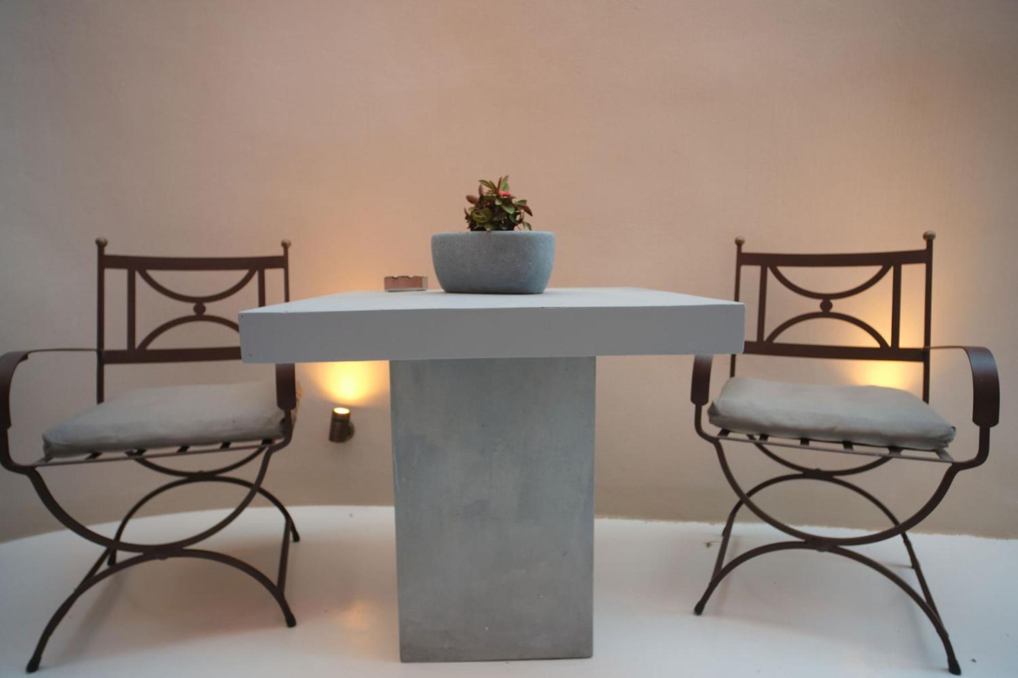 Pink Freud Santorini Villa