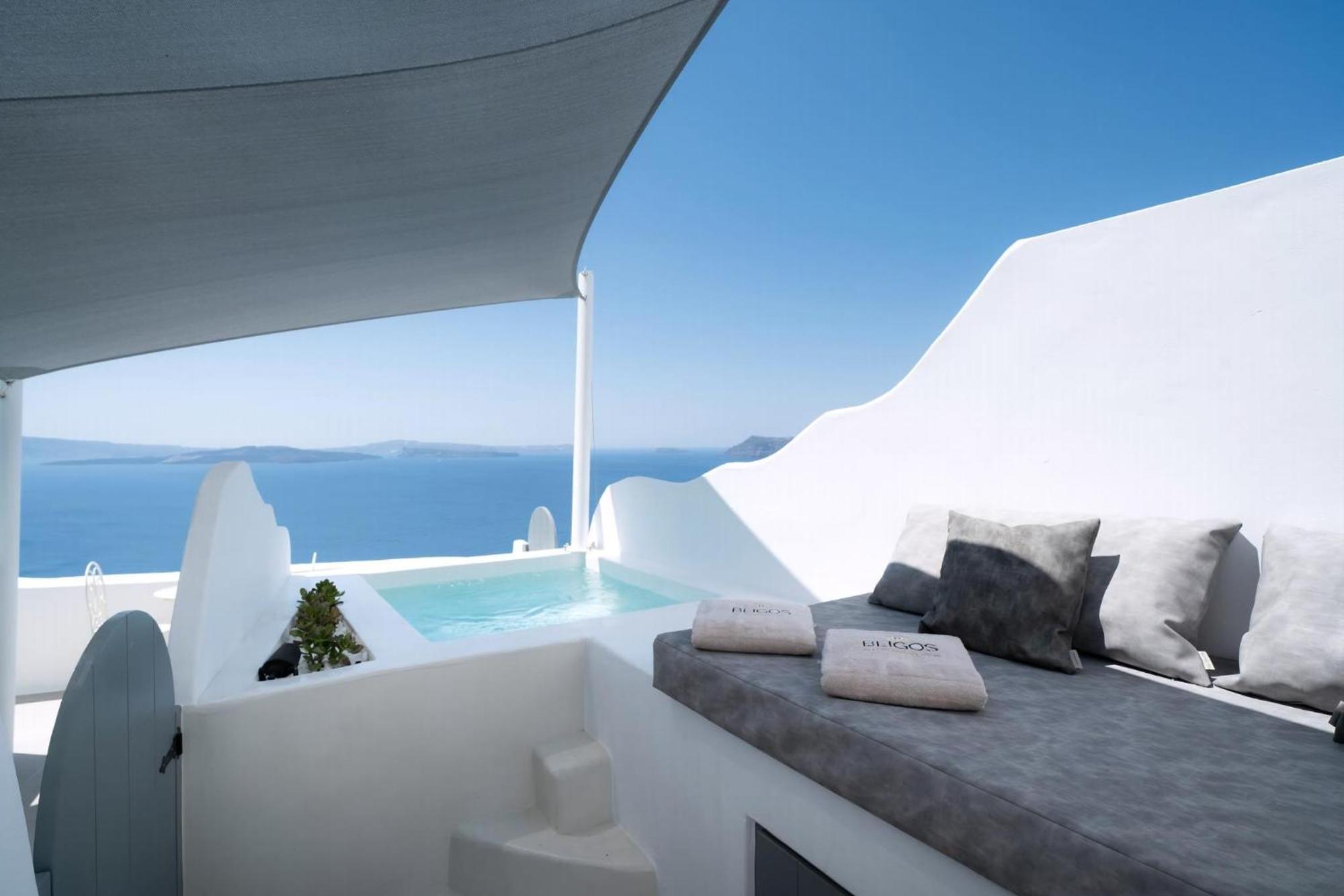 Junior Suite Sea View With Jetted Tub Bvs Oia Santorini * Ia