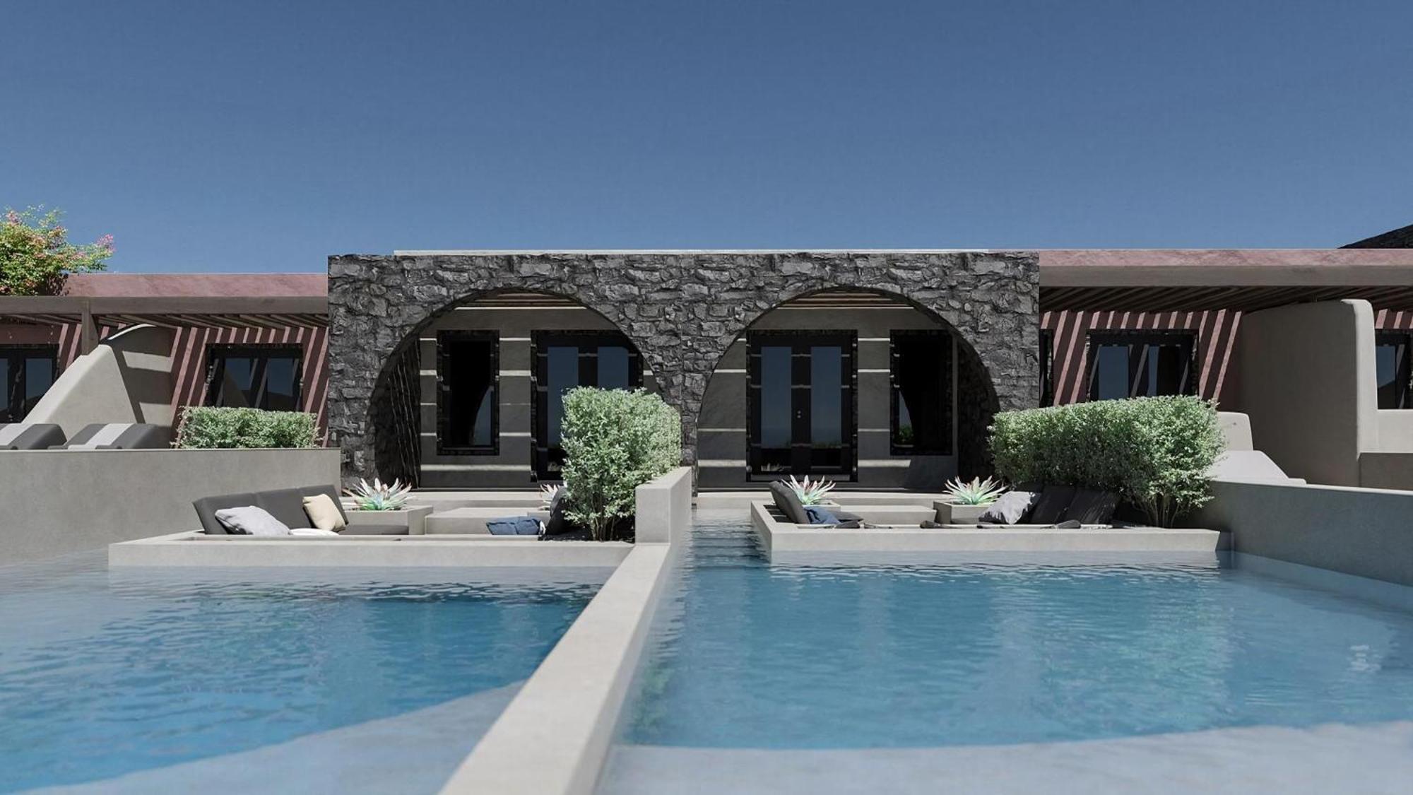 Amazing Santorini 1 Bedroom Euphoria Private Pool Beautiful Sea Views Finikia