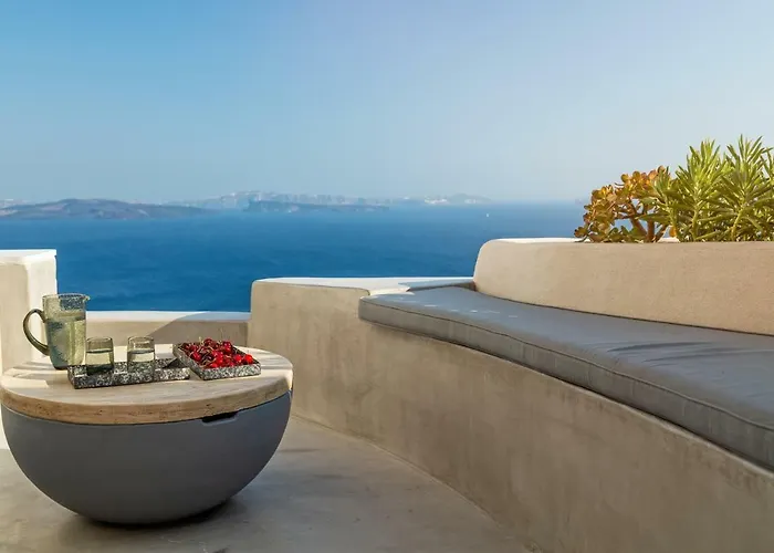 Marble Sun Villa With Jacuzzi By Caldera Houses