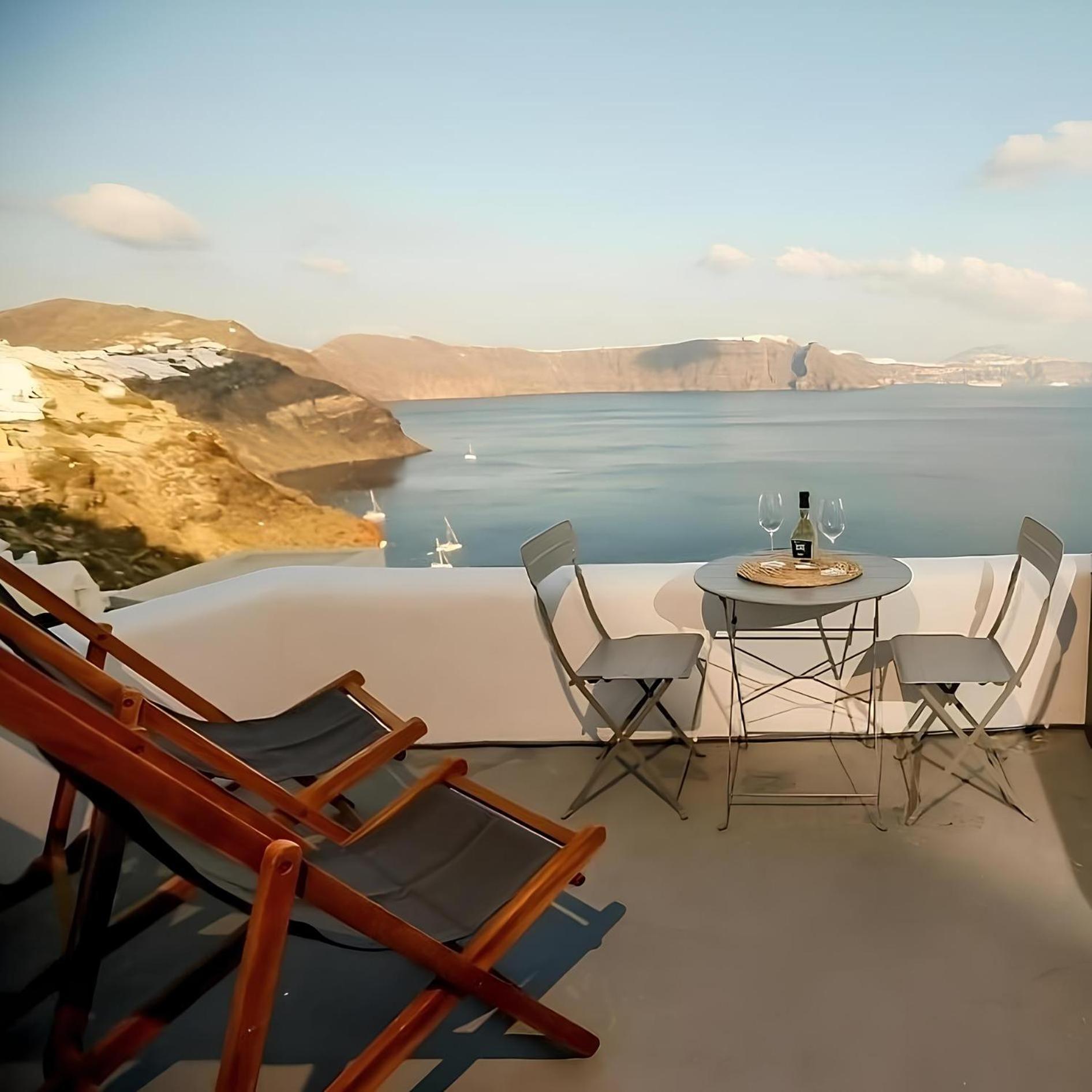 Caldera's Dream Cave House With Hot Tub & Sea View *