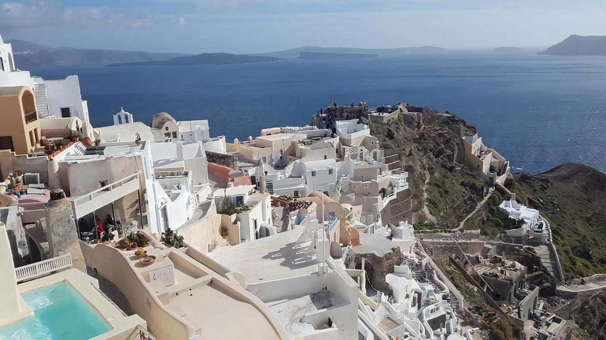 Beautiful Spectacular Sea Views Sunset Caldera Views Aegean Serenity Oia (Santorini)